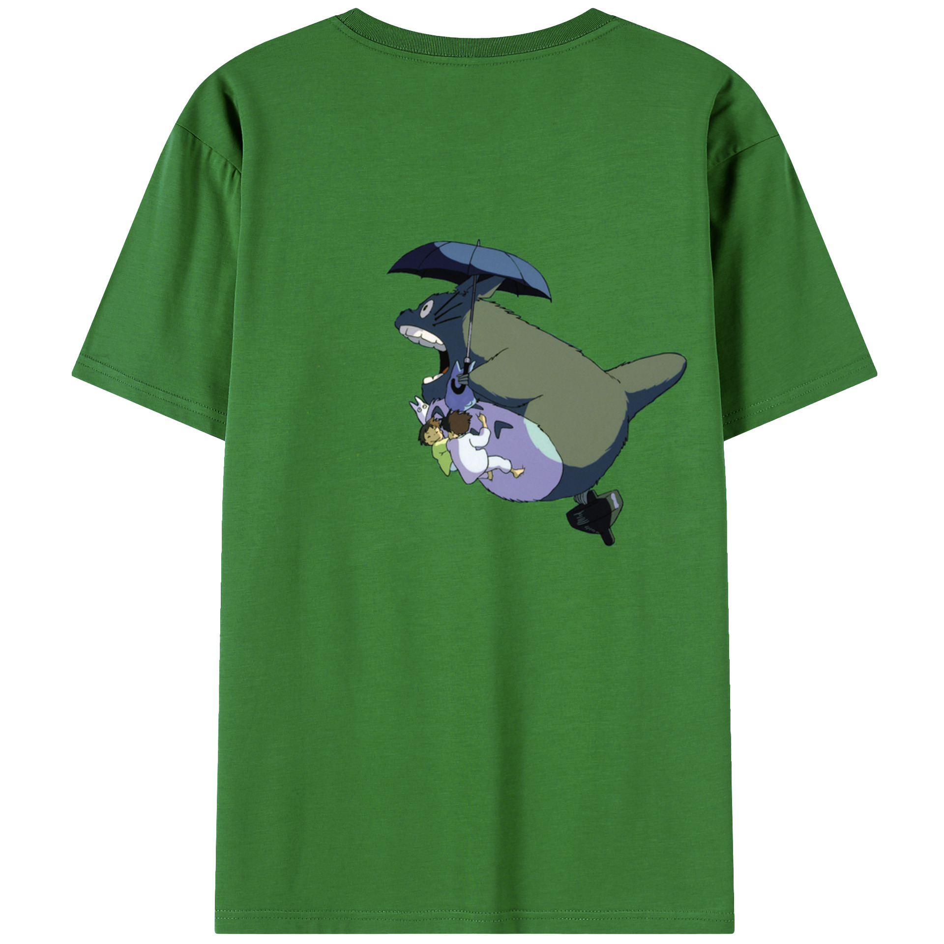 （画像用） となりのトトロ 草壁メイ 草壁サツキ My Neighbor Totoro Satsuki Kusakabe Mei Kusakabe レディース半袖Tシャツ(バックプリント)